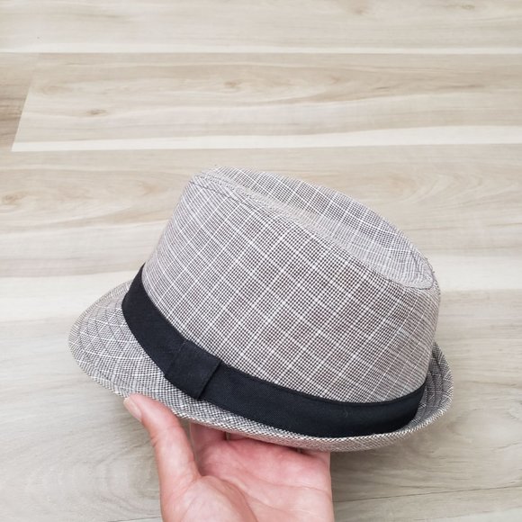 Karako Men's Houndstooth Pattern Fedora Hat Brown - One Size - Picture 5 of 8